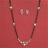 American Diamond Classic Mangalsutra with Carat Plating