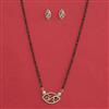 American Diamond Classic Mangalsutra with Carat Plating