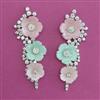 American Diamond Classic Earring with Rhodium Plating