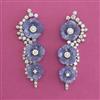American Diamond Classic Earring with Rhodium Plating