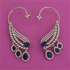 American Diamond Earcuff with Mehndi Plating
