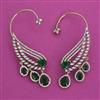 American Diamond Earcuff with Mehndi Plating