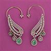 American Diamond Earcuff with Mehndi Plating