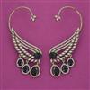 American Diamond Earcuff with Mehndi Plating