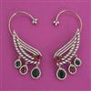 American Diamond Earcuff with Mehndi Plating