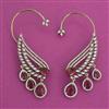 American Diamond Earcuff with Mehndi Plating