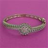 American Diamond Openable kada with Mehndi Plating