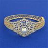 American Diamond Openable kada with 2 Tone Plating