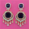 American Diamond Classic Earring with 2 Tone Plating