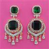 American Diamond Classic Earring with 2 Tone Plating