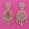American Diamond Classic Earring with 2 Tone Plating