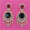 American Diamond Classic Earring with 2 Tone Plating