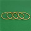 American Diamond 4 Pc Classic Bangles with Gold Plating