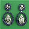 American Diamond Classic Earring with Black Plating
