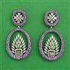 American Diamond Classic Earring with Black Plating