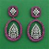 American Diamond Classic Earring with Black Plating