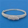 American Diamond Openable kada with Rhodium Plating 2 Tone Plating Mehndi Plating Carat Plating