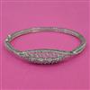American Diamond Openable kada with Rhodium Plating 2 Tone Plating Mehndi Plating Carat Plating
