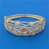 American Diamond Openable kada with 2 Tone Plating