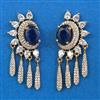 American Diamond Classic Earring with Mehndi Plating
