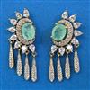 American Diamond Classic Earring with Mehndi Plating