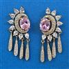 American Diamond Classic Earring with Mehndi Plating