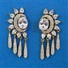 American Diamond Classic Earring with Mehndi Plating
