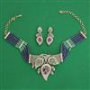 American Diamond Choker Necklace with Carat Plating