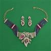 American Diamond Choker Necklace with Carat Plating