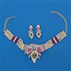 American Diamond Classic Necklace with Carat Plating