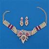 American Diamond Classic Necklace with Carat Plating