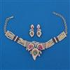American Diamond Classic Necklace with Carat Plating