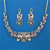 American Diamond Birds Necklace with Carat Plating