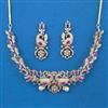 American Diamond Birds Necklace with Carat Plating