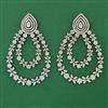 American Diamond Classic Earring with Rhodium Plating 2 Tone Plating Mehndi Plating Carat Plating