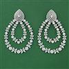 American Diamond Classic Earring with Rhodium Plating 2 Tone Plating Mehndi Plating Carat Plating