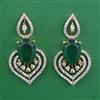 American Diamond Classic Earring with 2 Tone Plating