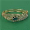 American Diamond Openable kada with 2 Tone Plating