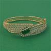 American Diamond Openable kada with 2 Tone Plating