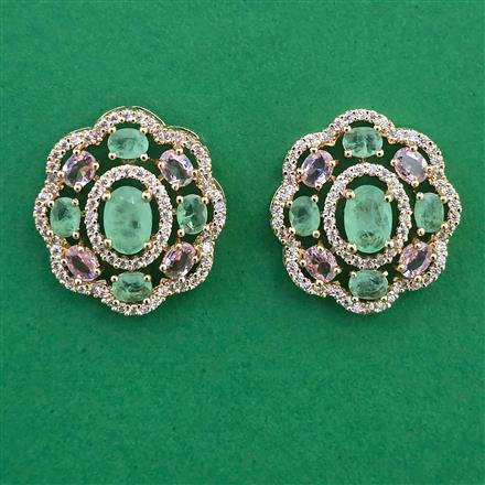 American Diamond Hazoorilal Earring with Carat Plating