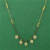 American Diamond Classic Mangalsutra With Gold Plating