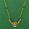 American Diamond Classic Mangalsutra With Gold Plating