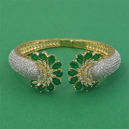 American Diamond Openable kada with 2 Tone Plating