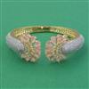 American Diamond Openable kada with 2 Tone Plating