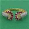 American Diamond Openable kada with 2 Tone Plating