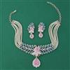 American Diamond Birds Necklace with Carat Plating