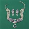 American Diamond Birds Necklace with Carat Plating