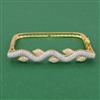 American Diamond Openable kada with Rhodium Plating 2 Tone Plating Mehndi Plating