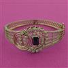 American Diamond Broad Kada with Mehndi Plating