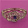 American Diamond Broad Kada with Mehndi Plating